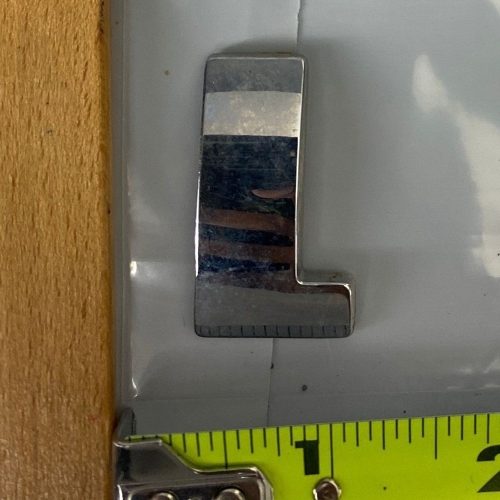 Vintage Silver Chrome Metal L Emblem Badge‎ Trim